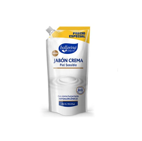 JABON CREMA PIEL SENSIBLE BALLERINA 450 ML