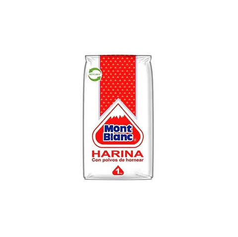 HARINA MONT BLANC 1KG CON POLVOS