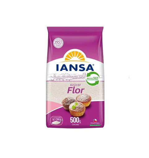 AZUCAR FLOR IANSA 500GR