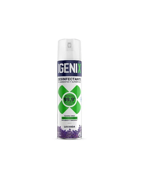 IGENIX DESINFECTANTE MATA 99,9% AEROSOL LAVANDA 256GR