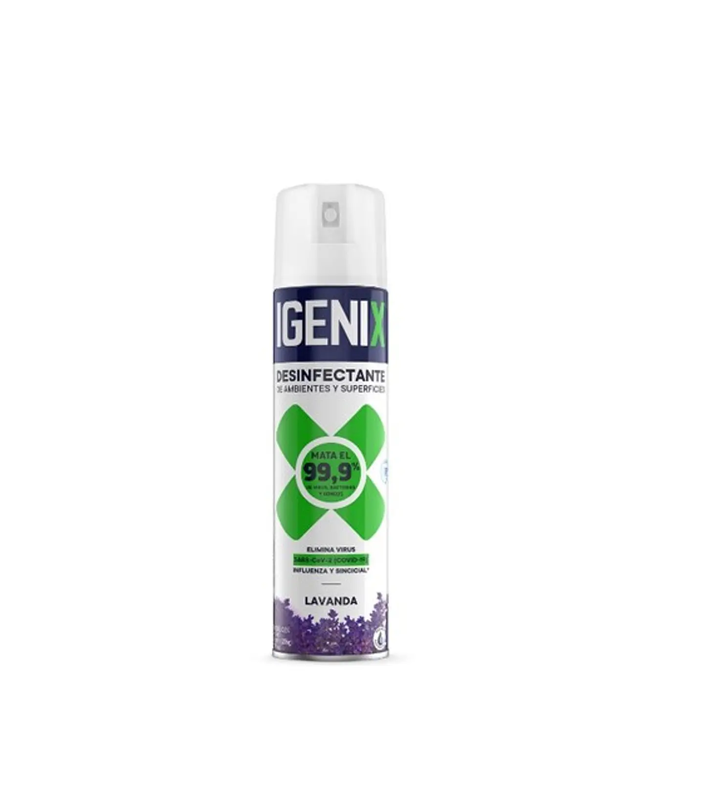 IGENIX DESINFECTANTE MATA 99,9% AEROSOL LAVANDA 256GR 1