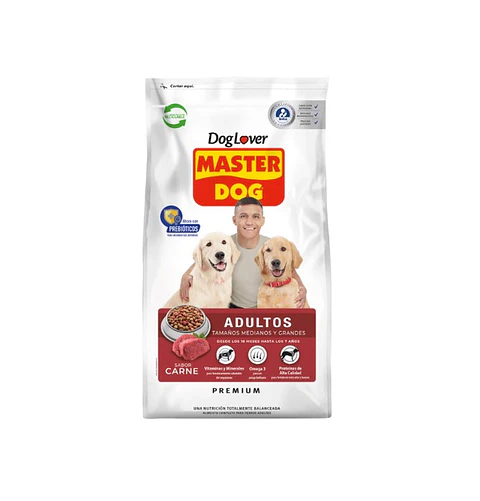 MASTER DOG 18 KG ADULTO CARNE