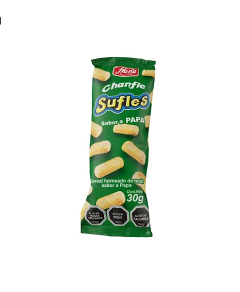 SUFLE PAPA FRUNA 30 GR MANGA 10UNI
