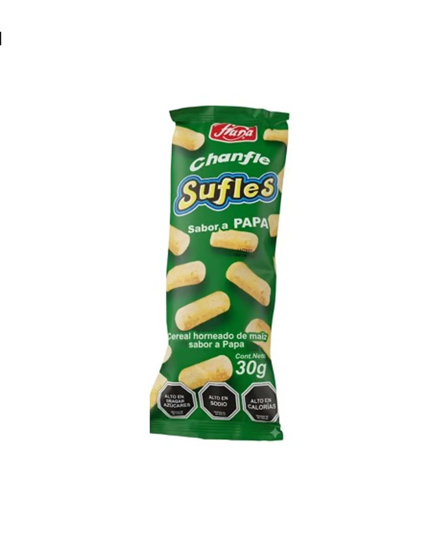 SUFLE PAPA FRUNA 30 GR MANGA 10UNI 1