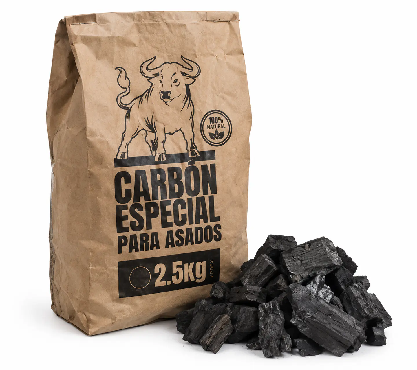CARBON ESPECIAL PARA ASADOS 2,5KG 1