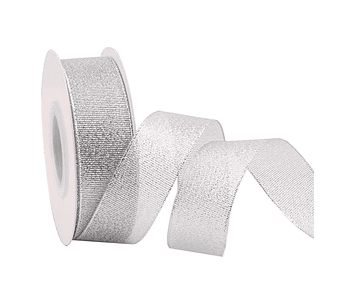 Cinta de Organza Plateada (4cm)