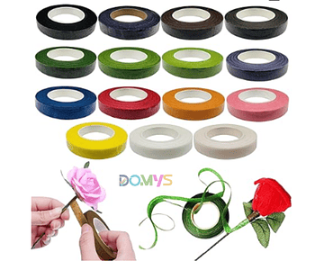 Cinta floral / Floratape en varios colores.