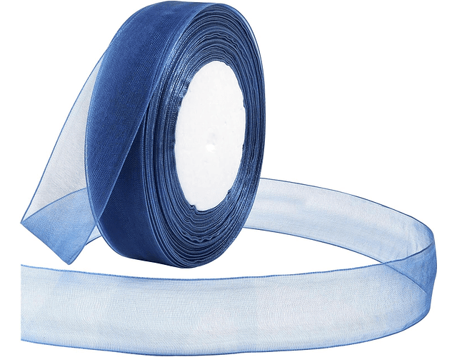 Cinta de Tela de Organza 2 cm Rollo contiene (22,8 metros)