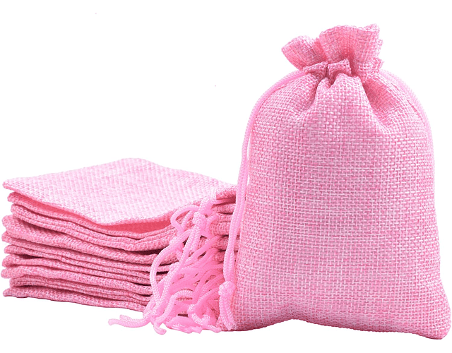 Bolsas Arpillera - Saquitos De Lino 10x15cm (seleccione el color)