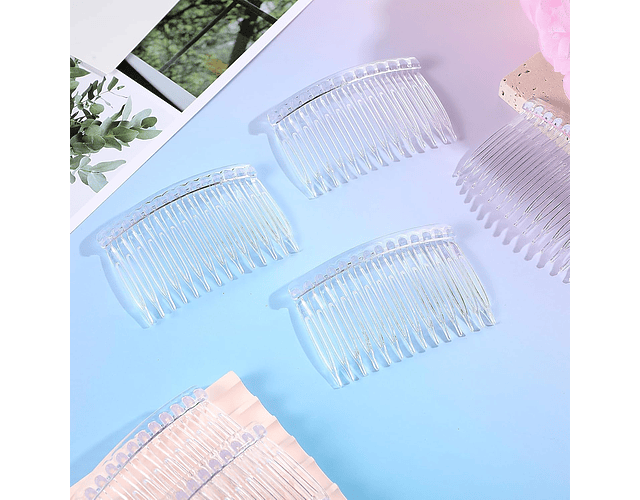 Peineta Laterales Francesas - Peineta Española. Transparente