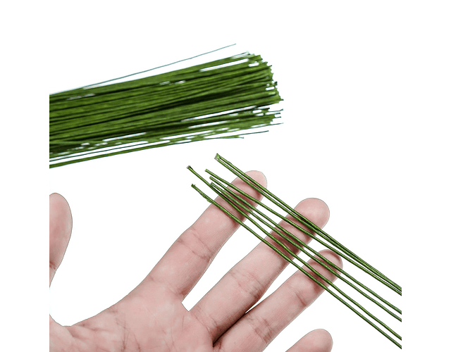 Alambre Floral (0,9mm x 40 cm de Largo) Pack de 40 Unidades