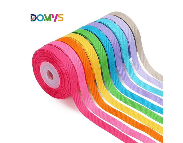 Cintas de Tela Falla,  Gross, Grosgrain (1 cm) Rollo de 13,7 metros