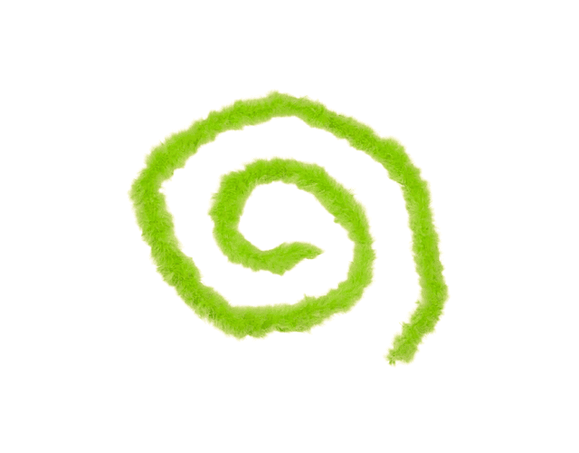 Boas de plumas, (1,9 metros) En varios colores.