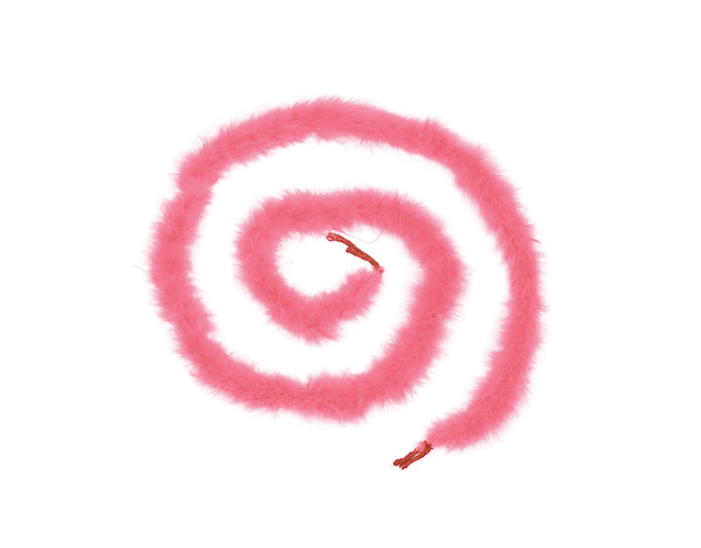 Boas de plumas, (1,9 metros) En varios colores.