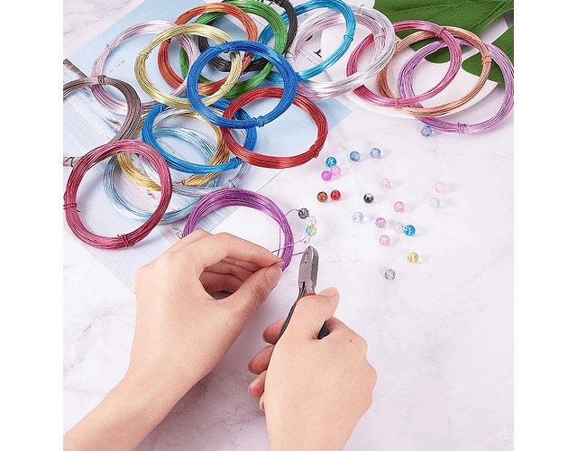 Alambres de Aluminio (1,5mm x 5 metros) para manualidades