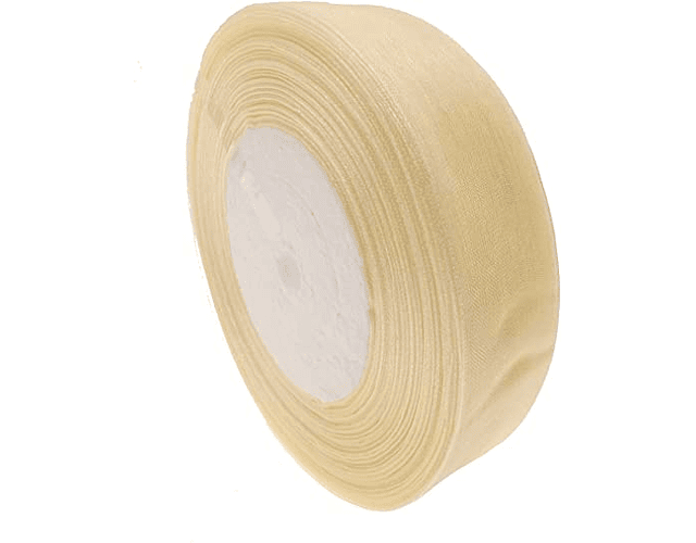 Cinta Organza 1 cm Rollo contiene (22,8 metros)