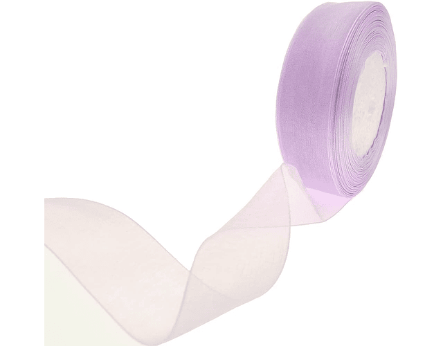 Cinta Organza 1 cm Rollo contiene (22,8 metros)