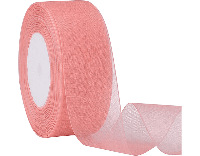 Cinta Organza 1 cm Rollo contiene (22,8 metros)