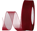 Cinta Organza 1 cm Rollo contiene (22,8 metros)