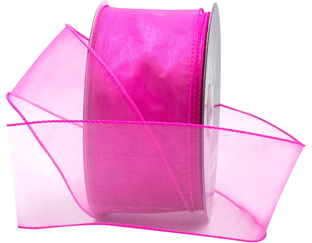 Cinta Organza 1 cm Rollo contiene (22,8 metros)