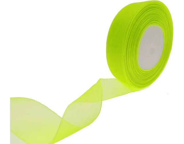 Cinta Organza 1 cm Rollo contiene (22,8 metros)