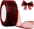 Cinta Organza 1 cm Rollo contiene (22,8 metros)