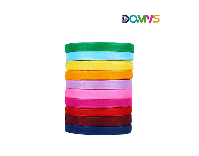 Cinta Organza 1 cm Rollo contiene (22,8 metros)