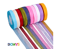 Cinta Organza 1 cm Rollo contiene (22,8 metros)