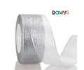 Cinta Organza Plateada (4cm)