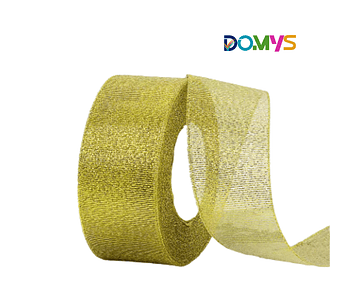 Cinta Organza Dorada (4cm)