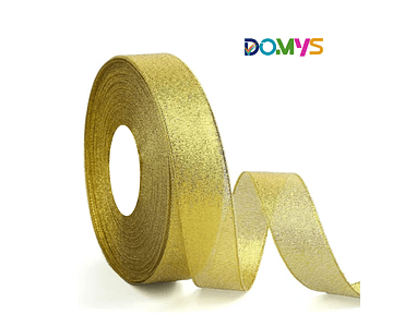 Cinta Organza Dorada (2 cm)