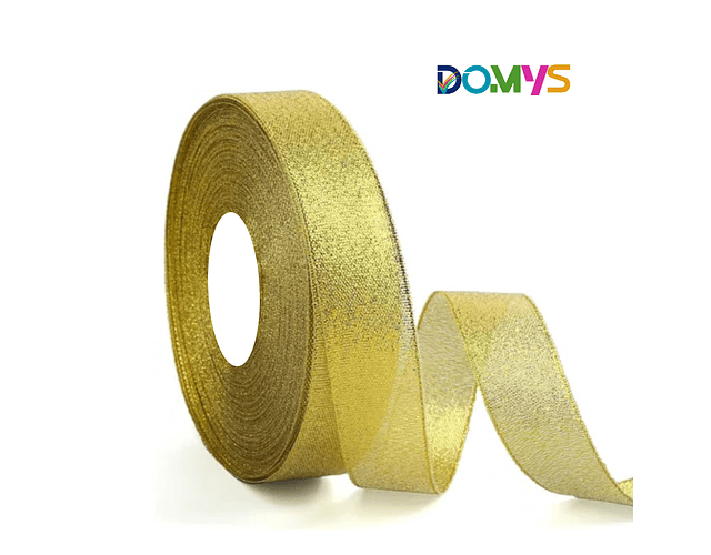 Cinta Organza Dorada (2 cm)