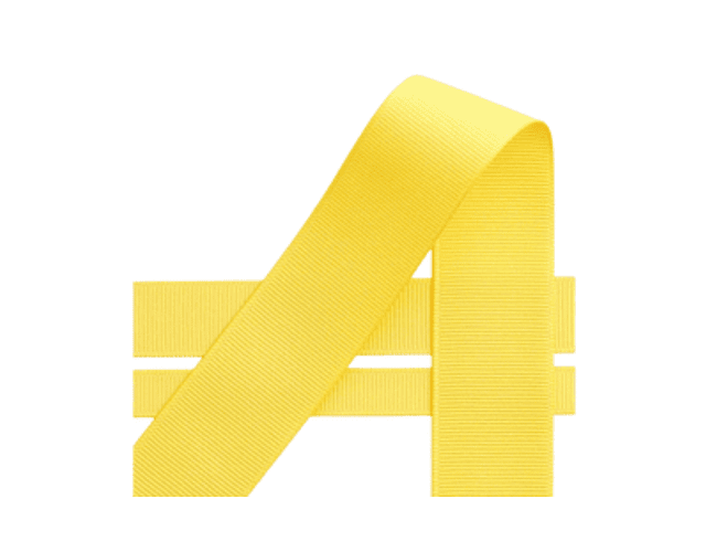 Cintas de Tela Falla,  Gross, Grosgrain (1 cm) Rollo de 13,7 metros