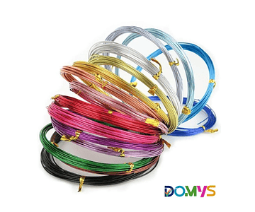 Alambres de Aluminio (1,5mm x 5 metros) para manualidades