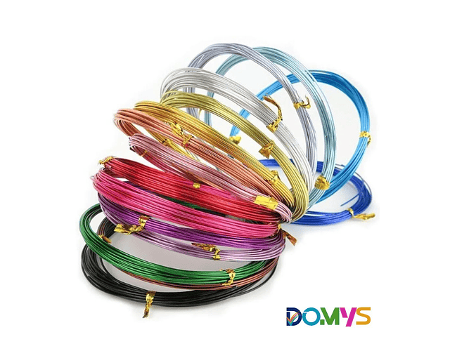 Alambres de Aluminio (1,5mm x 5 metros) para manualidades