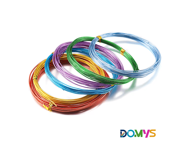 Alambres de Aluminio (1mm x 5 metros) para manualidades 