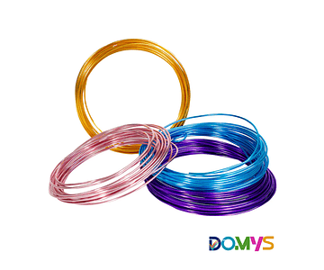 Alambres de Aluminio (2mm x 2 Metros) para manualidades 