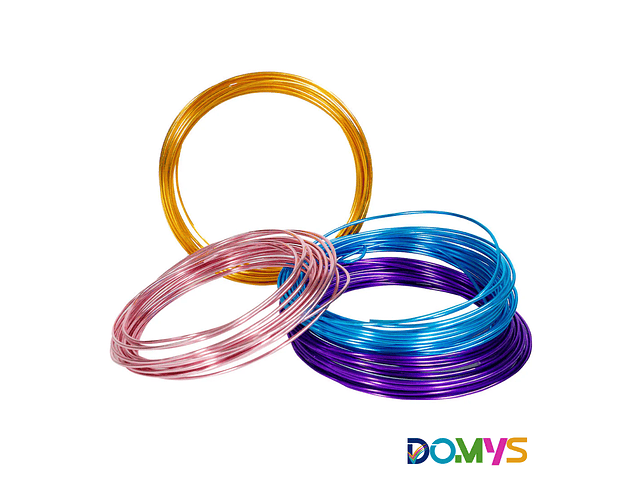 Alambres de Aluminio (2mm x 2 Metros) para manualidades 