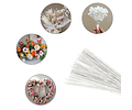 Alambre Floral (0,9mm x 40 cm de Largo) Pack de 40 Unidades