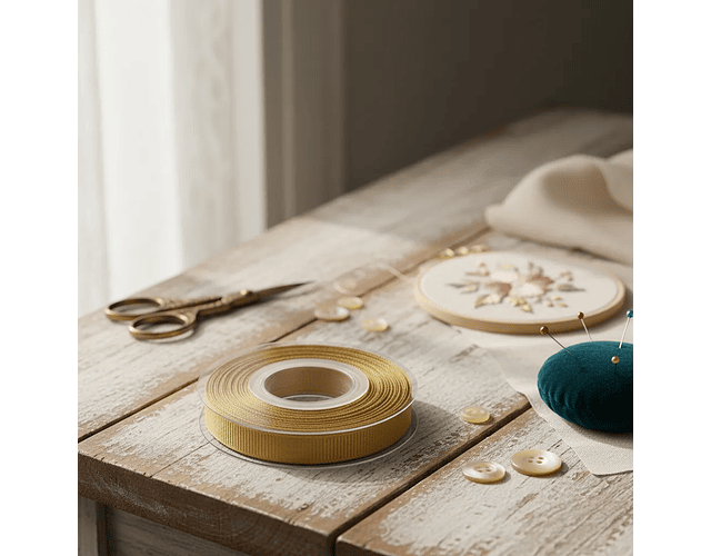 Cintas de Tela Falla,  Gross, Grosgrain (4 cm) Rollo de 13,7 cm