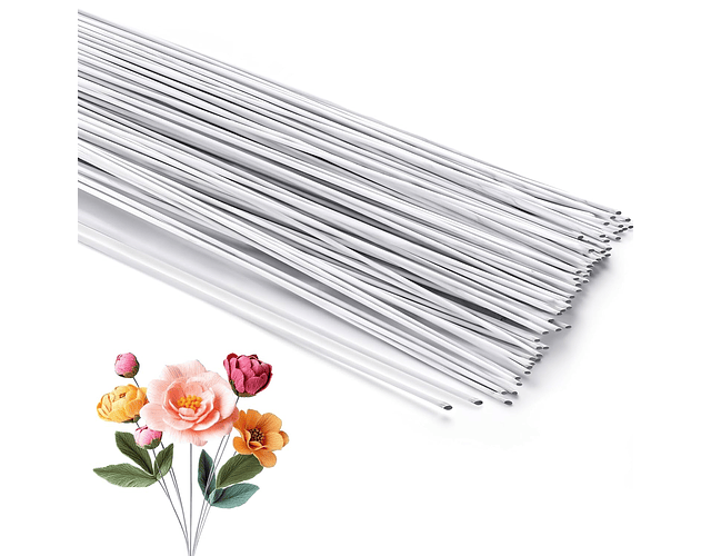 Alambre Floral (1,2mm x 40 cm de Largo) Pack de 20 Unidades