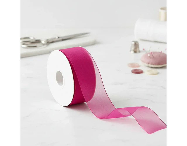 Cinta Organza 1 cm Rollo contiene (22,8 metros)