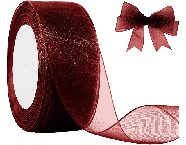 Cinta Organza 4 cm Rollo contiene (22,8 metros)