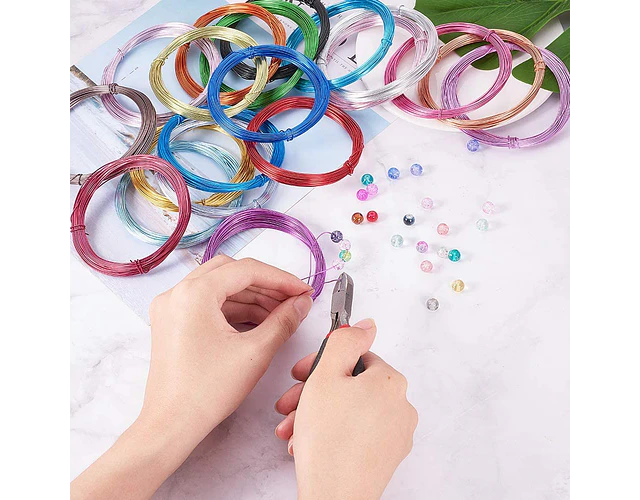 Alambres de Aluminio (1,5mm x 5 metros) para manualidades