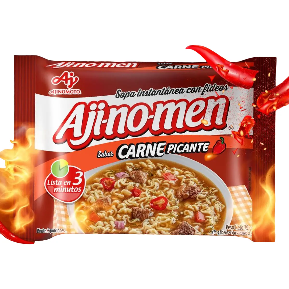 Ajinomen Carne Picante 80g x 24 Unidades