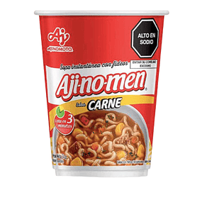 Sopa Ajinomen Carne 64g x 12 Unidades