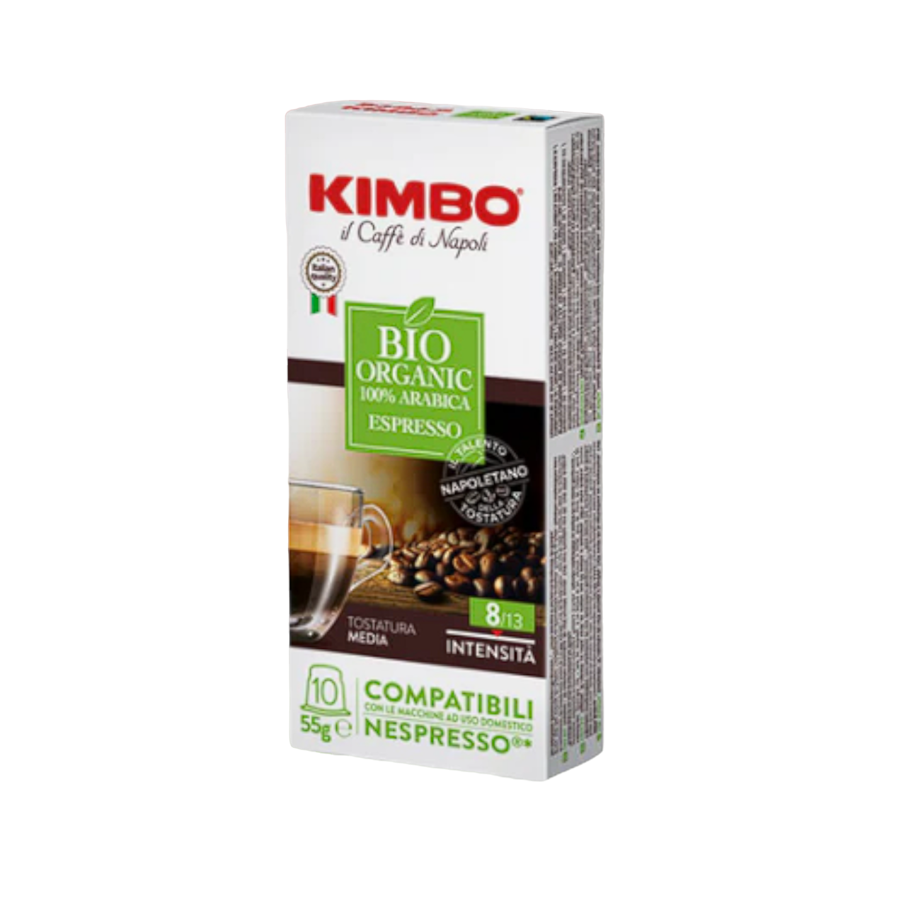 Cápsulas Nespresso Bio Organic Kimbo