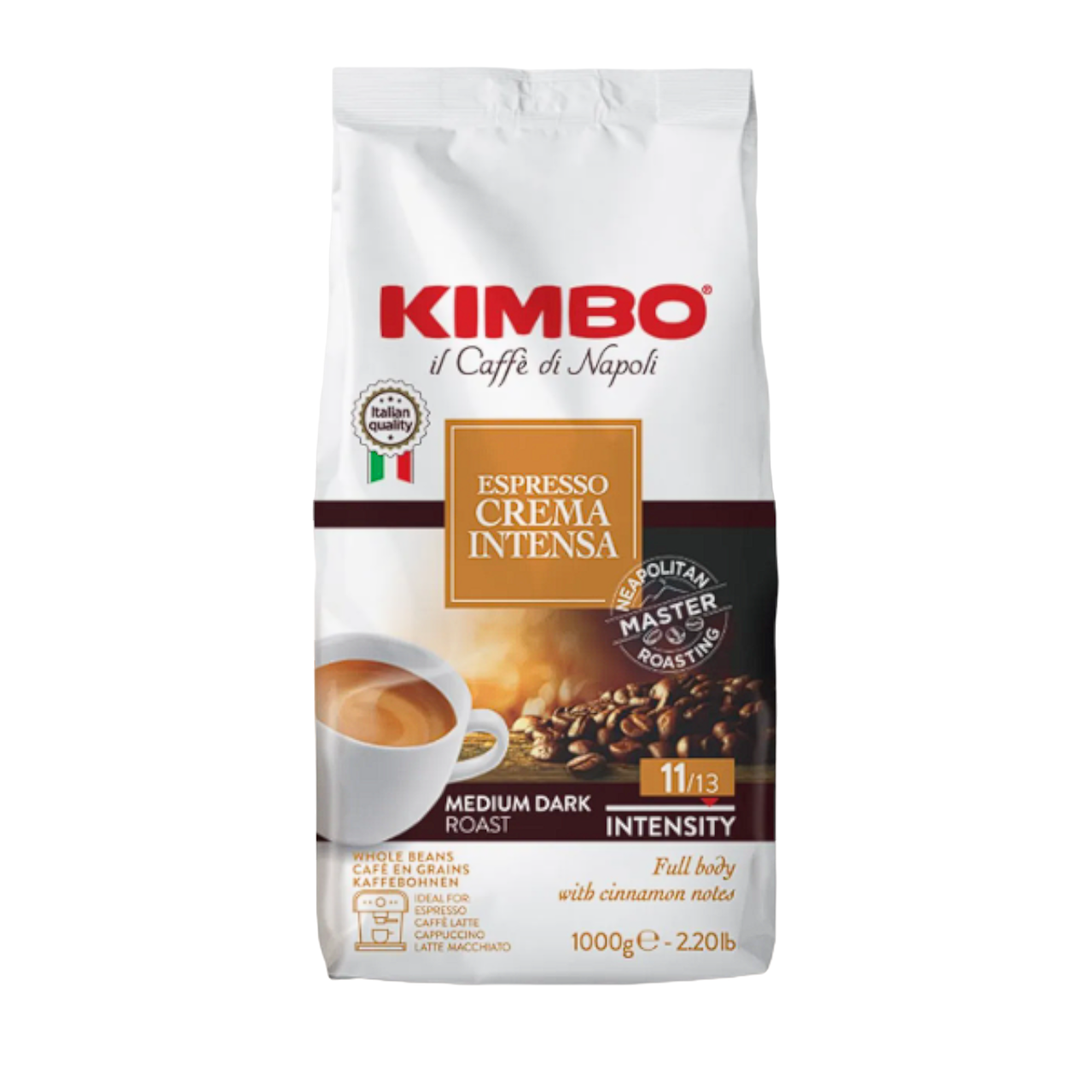 Café Grano Kimbo Crema Intensa 1 kg.