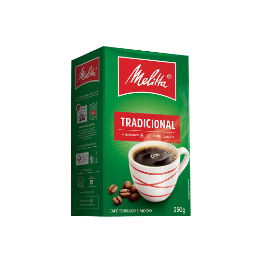 Café Melitta Tostado Molido Tradicional 250 grs.