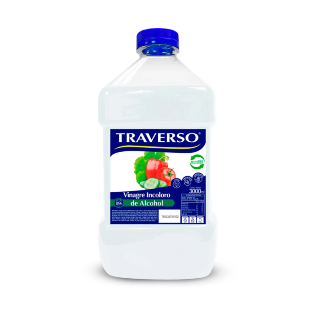 Bidon de Vinagre Incoloro de Alcohol 3000ml